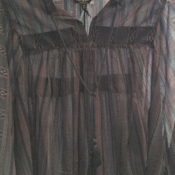 Lucky Brand boho blouse - Picture 4 of 4
